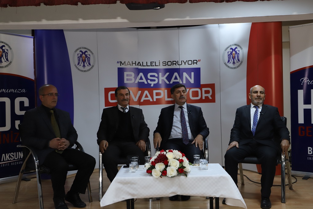 Belediye Başkanı Bekir Aksun Kızılay, Hocabey ve Halitpaşa Mahallesi sakinleri ile bir araya geldi.