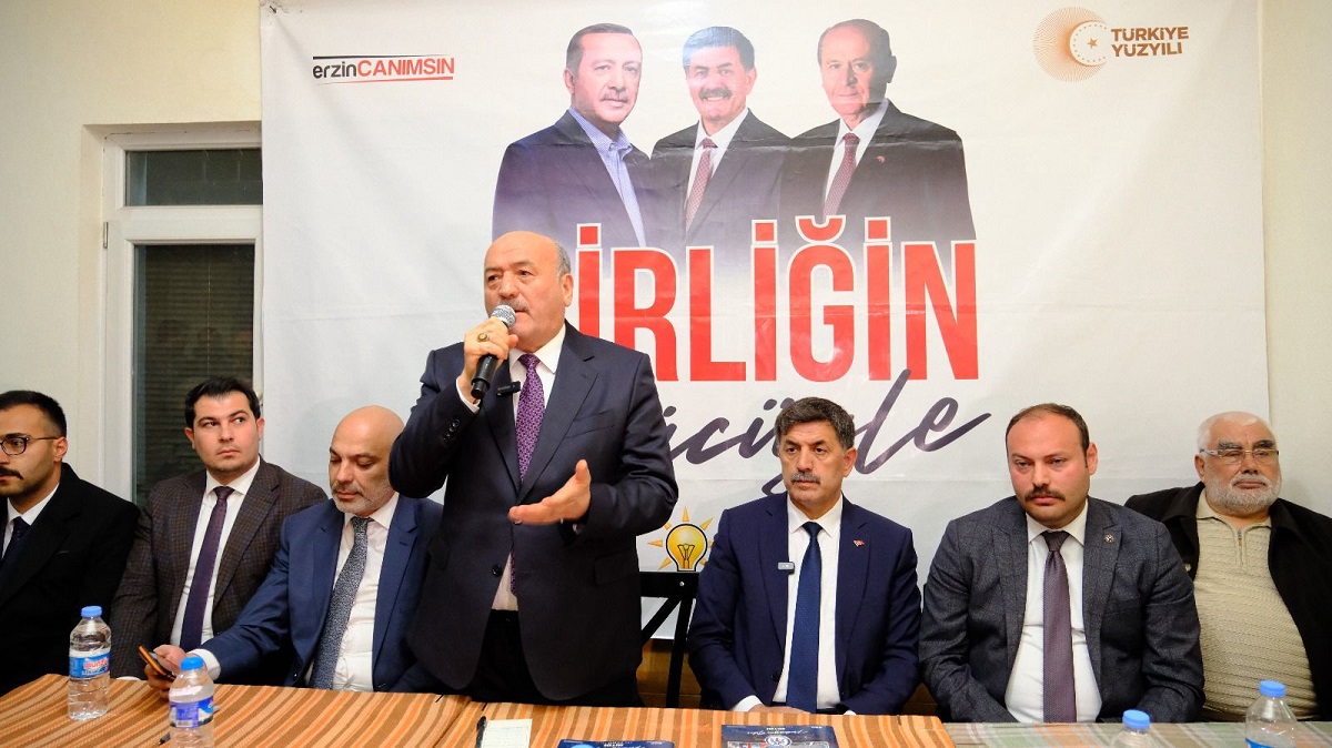 AK Parti Erzincan Milletvekili Süleyman Karaman, Erzincan Cumhur ittifakı adayı Bekir Aksun ile seçim ziyaretlerine devam ediyor