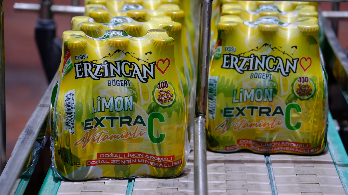 Ekşisu Erzincan Bögert C Vitaminli Limon Aromalı Maden Suyu üretimine başlanıldı.