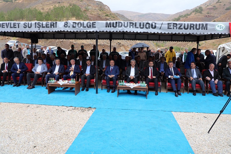 Erzincan Ballı Barajı'nda Su Çevirme Töreni Yapıldı