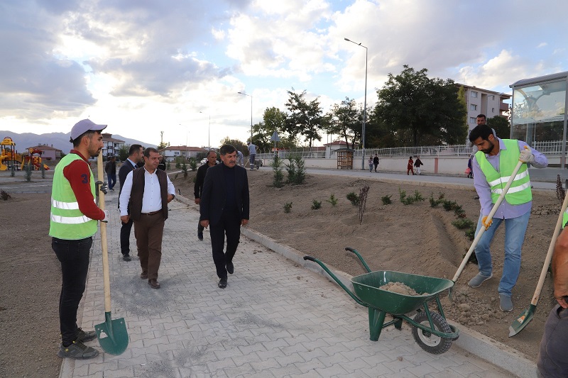 Bekir Aksun; “Daha Yeşil bir Erzincan için aralıksız çalışıyoruz”