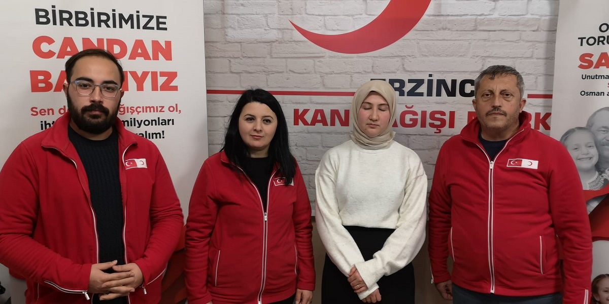 Erzincan en fazla kan bağışı yapan il oldu