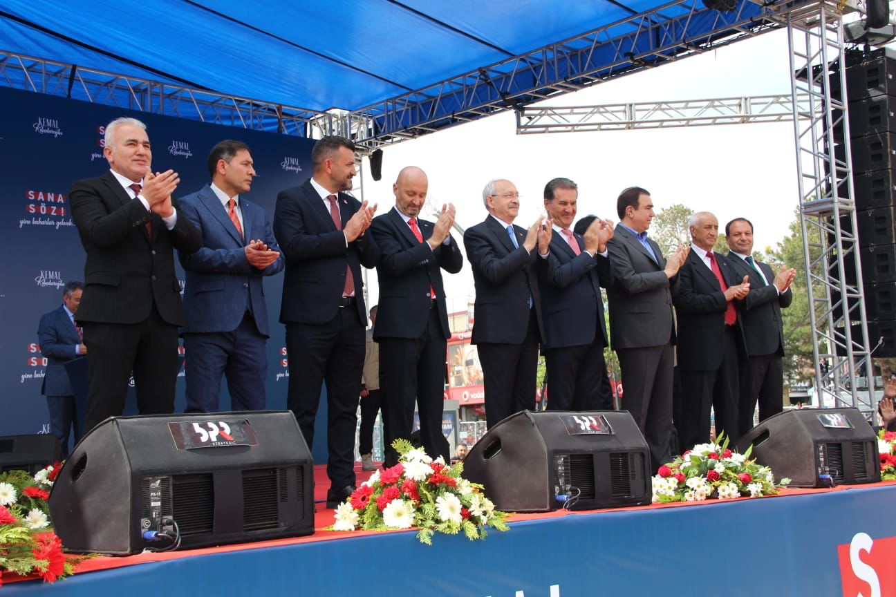 Kemal Kılıçdaroğlu Erzincan’da Miting Yaptı