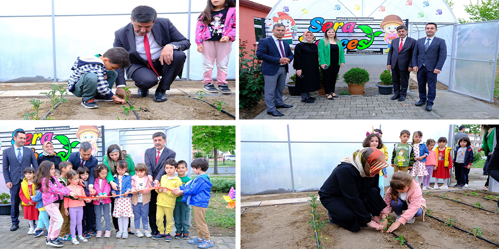 Anaokulu öğrencileri tarımla tanıştı